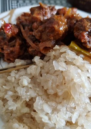 A picture of Keto lemang.