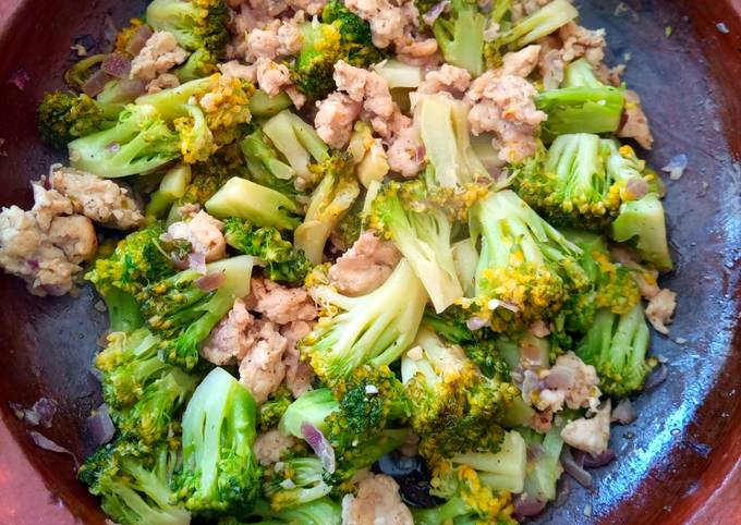 Sayur sehat brokoli ayam