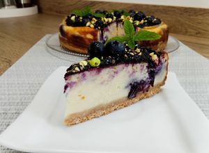 Foto principal de Tarta de queso con arándanos