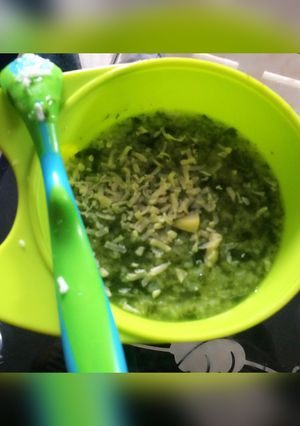 Foto resep Bubur bayam gurih - MPASI