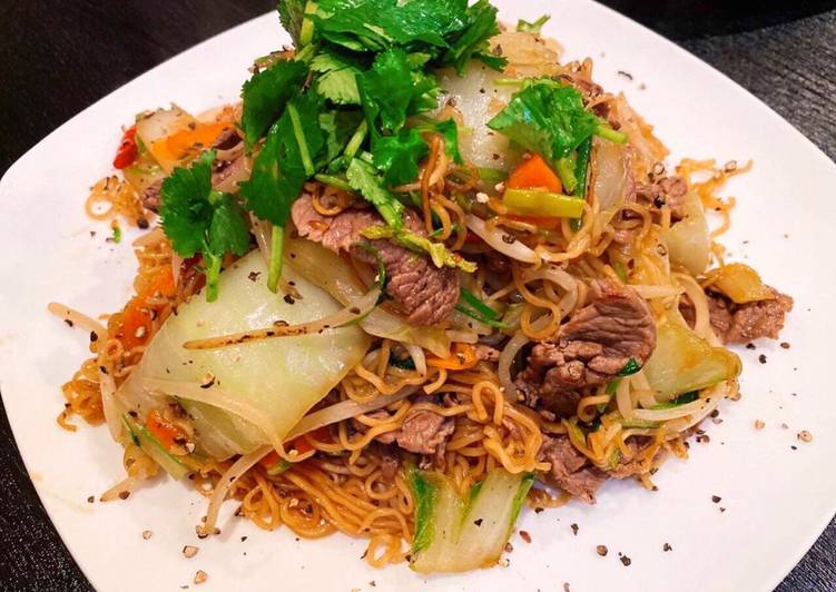 How to Prepare Perfect Mì thịt bò xào giòn