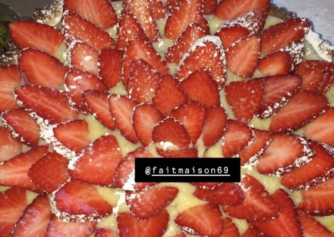 Tarte aux fraises