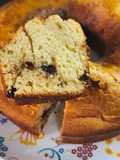 Bizcochuelo con frutas deshidratadas sin manteca
