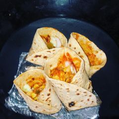 A picture of Paneer wrap.