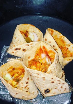 A picture of Paneer wrap.