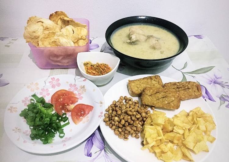 Cara Gampang Membuat Soto ayam santan (resep ibu) Anti Gagal