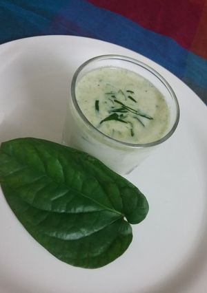 A picture of Paan thandai.