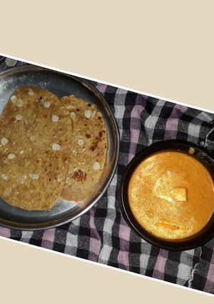 கார்லிக் பட்டர் நான்/பன்னிர் பட்டானி மசாலா செய்முறை முக்கிய புகைப்படம்