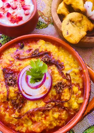 A picture of Keema Khichdi.