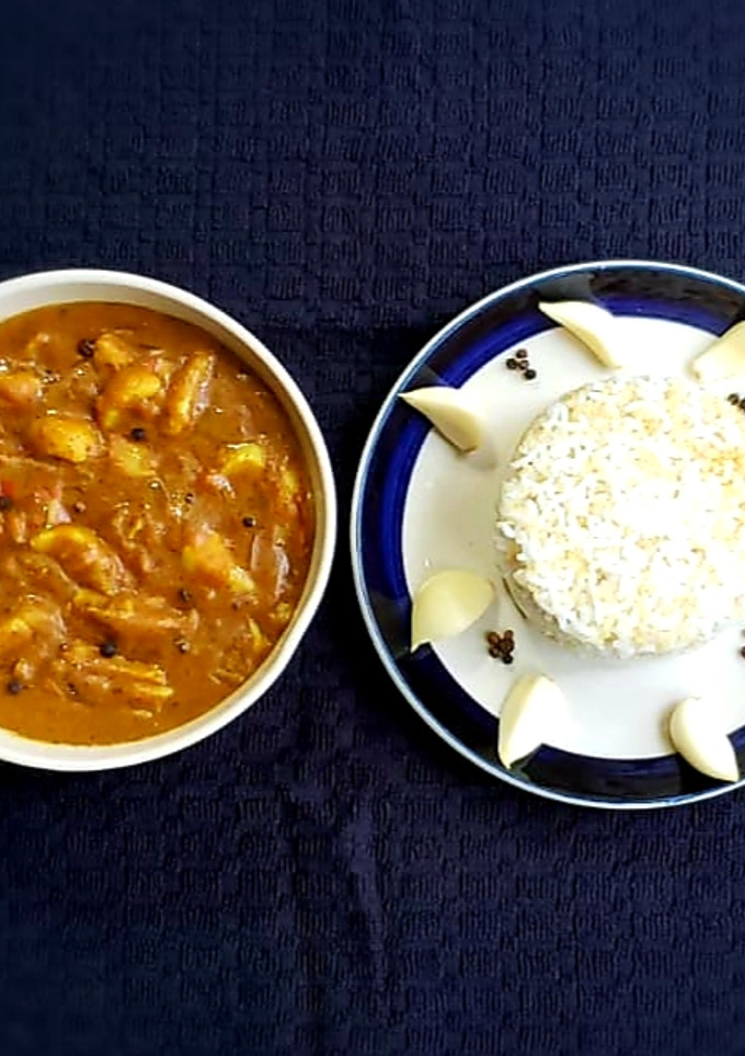 பூண்டு மிளகு கோழம்பு செய்முறை முக்கிய புகைப்படம்