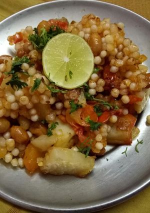 A picture of Sabudana Khichdi.