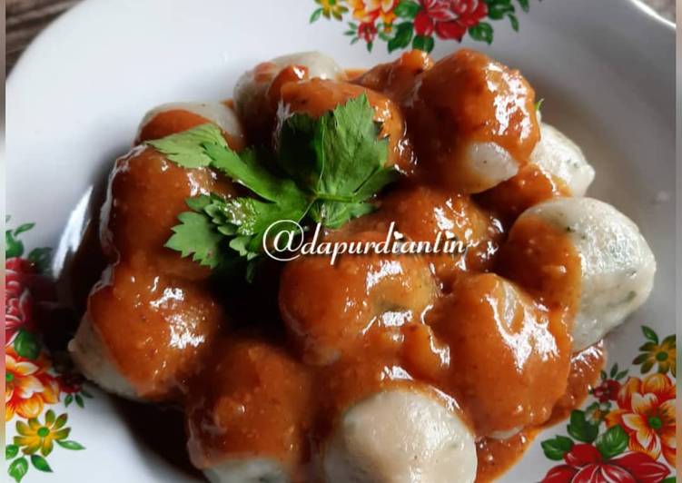 Cilok Ayam Saus Kacang