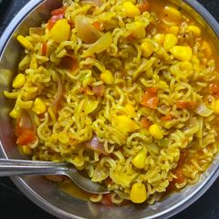 Vegetable maggi A picture of Vegetable maggi.