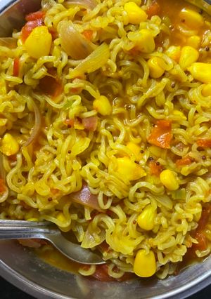 A picture of Vegetable maggi.