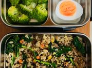 A picture of sesame seed rice