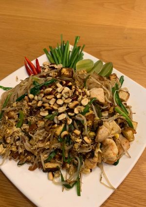 Hình của món Pad thai.