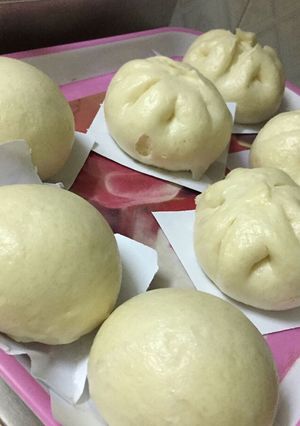 Hình của món Bánh bao nhân cade.