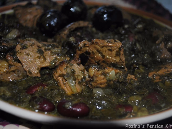 Easy Way Make Persian herb stew (Qormeh sabzi) which So Delicious