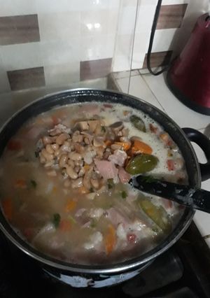 Una foto de Frijoles charros