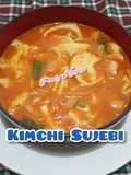Kimchi Sujebi (Sup Mie Pipih Korea)
