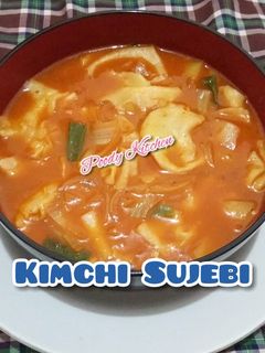 Foto resep Kimchi Sujebi (Sup Mie Pipih Korea)