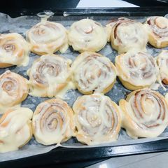 Cinnamon rolls A picture of Cinnamon rolls.