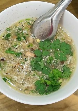 Hình của món Súp ghẹ.