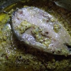 A picture of Bhanpa ilish(steamed hilsha).