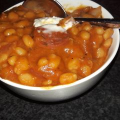 A picture of Baked beans surprise.