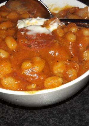 A picture of Baked beans surprise.