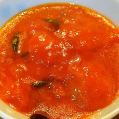 A picture of Ripe Mango curry,a simple and quick dish from my mother.