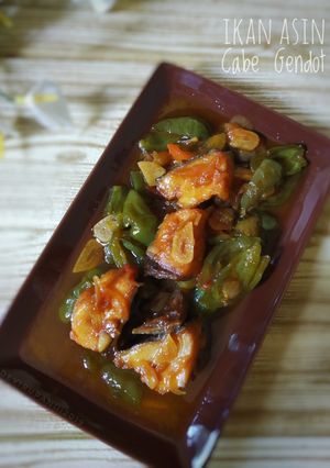 Foto resep Ikan Asin Cabe Gendot