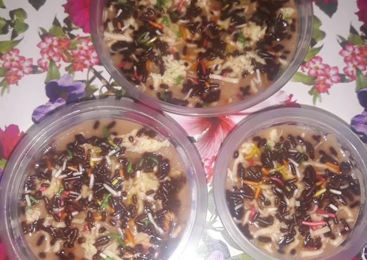 Puding Cokelat Roti Tawar