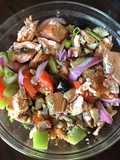 California Farm Salmon Goat Cheese Salad