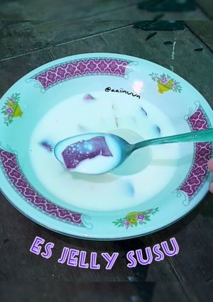 Foto resep Es Jelly Susu 🧋