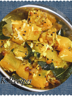 Pumpkin Stir Fry (Pumpkin stir fry recipe in tami) செய்முறை முக்கிய புகைப்படம்