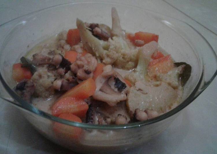 Resep Sayur kuah Gurita (ketofriendly) Cepat