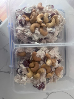 A picture of Summer Chicken Salad- little Mayo!.