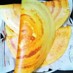 A picture of Split Yellow Moong Beans Dosa.