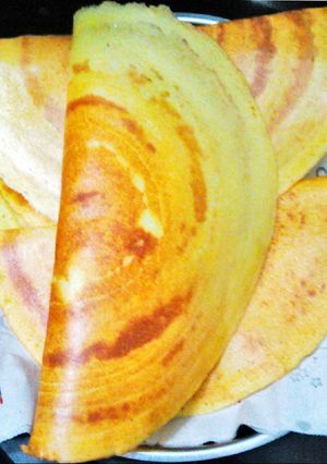 A picture of Split Yellow Moong Beans Dosa.