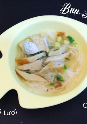 Hình của món Bún cá Nha Trang.