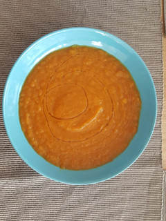 عکسی از دستور سوپ کدو حلوایی