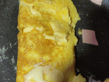 Omelette de jamón y queso sencillito