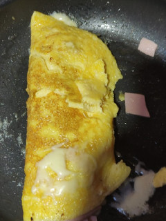 Una foto de Omelette de jamón y queso sencillito