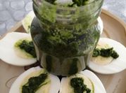 A picture of green olives