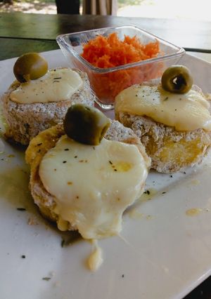 Una foto de Bombas de papas al horno
