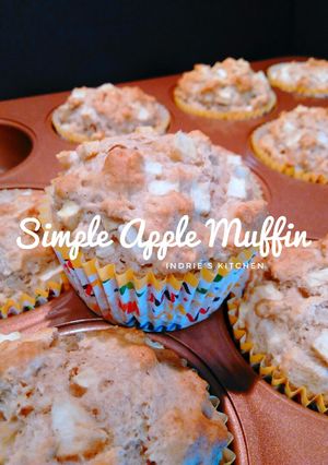 Foto resep 95. Muffin Apel Simpel Gaya Ndi