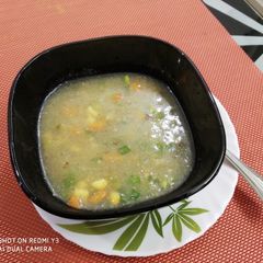 A picture of Sweet corn soup.