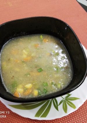 A picture of Sweet corn soup.