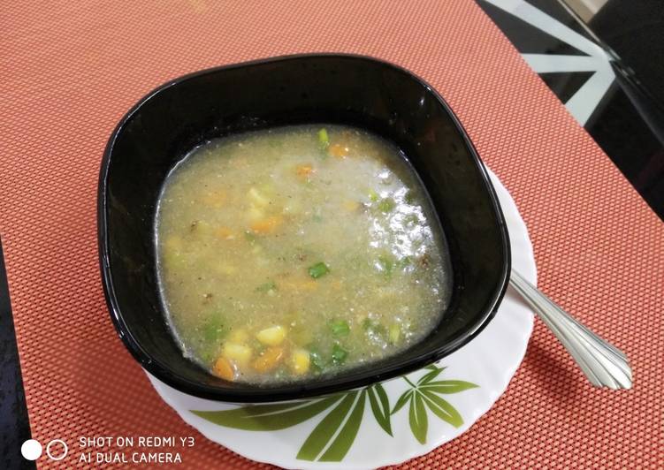 Sweet corn soup